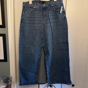 GAP Women’s Dark Blue Straight Denim Skirt